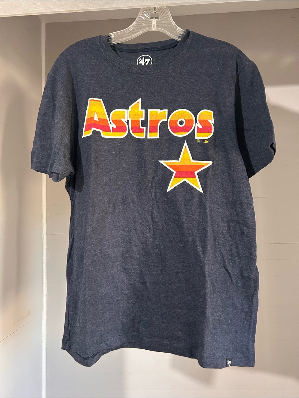 47 Navy Men’s Astros Gradient Logo Tee